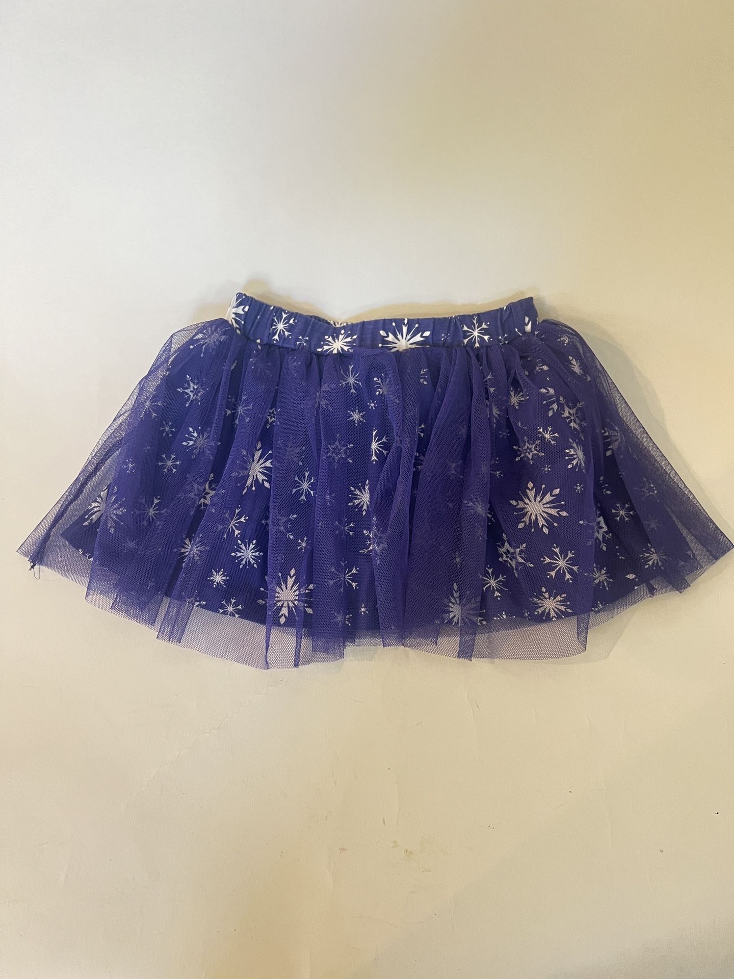 Disney Frozen II 2T Toddler Girls Tutu Tulle Skirt Purple Snowflakes