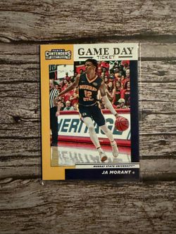 Ja Morant 2019 Panini Contenders Draft Picks Game Day Ticket