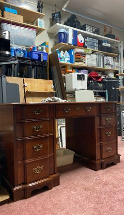 Colonial style solid cherry desk