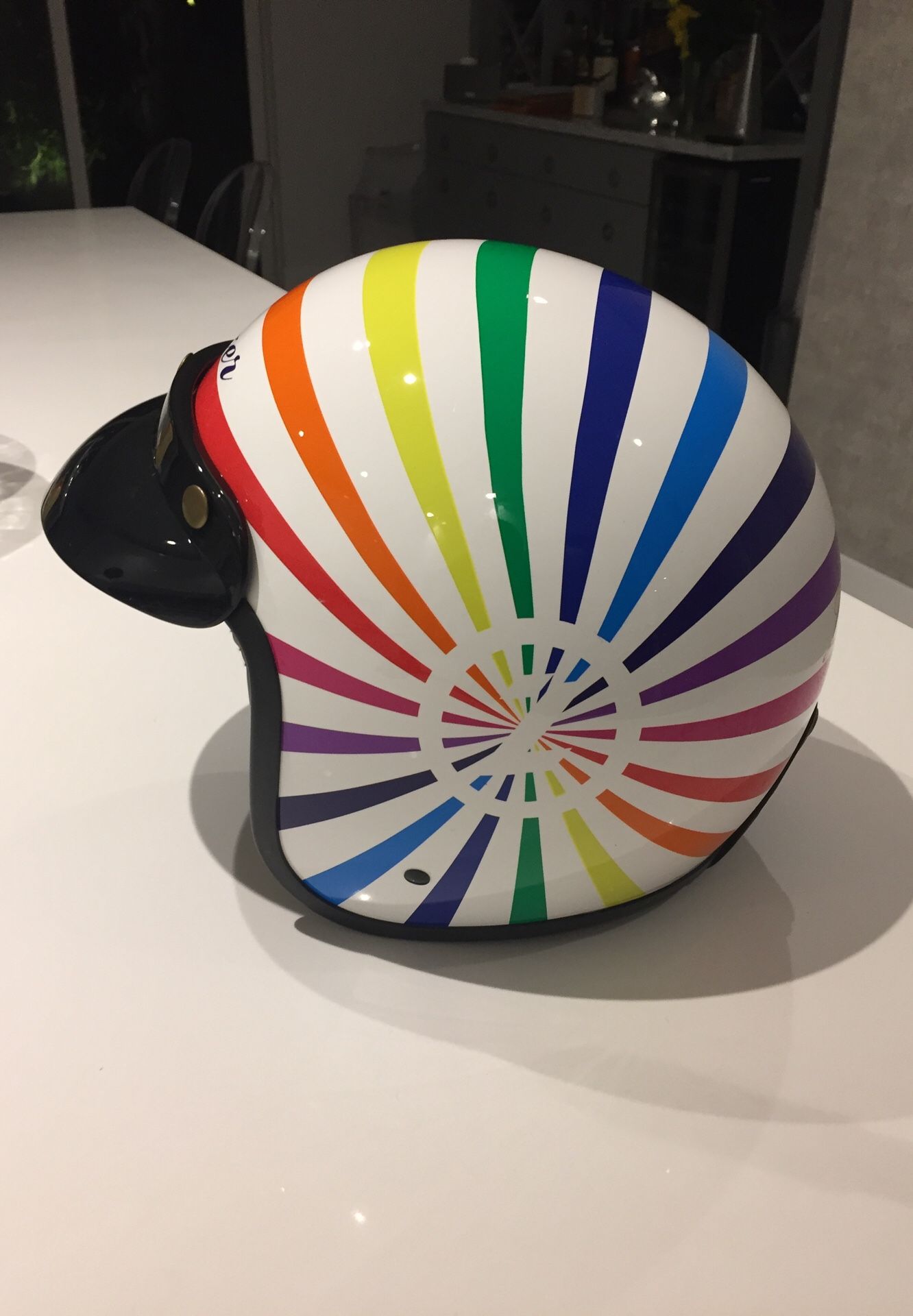Laser motorcycle helmet. Brand new!