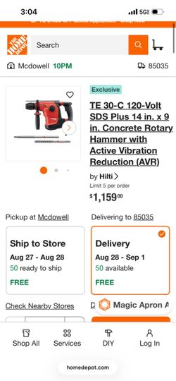 Hilti TE 30-C SDS Plus Rotary Hammer
