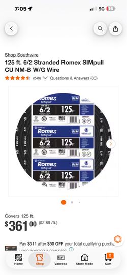 Stranded Romex SIMpull wire