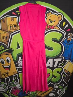 Fashion Nova Hot Pink Maxi Dress – Size Small