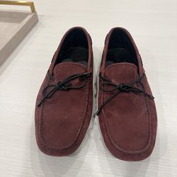 Tod’s Red Suede Loafers EU 8 US 9