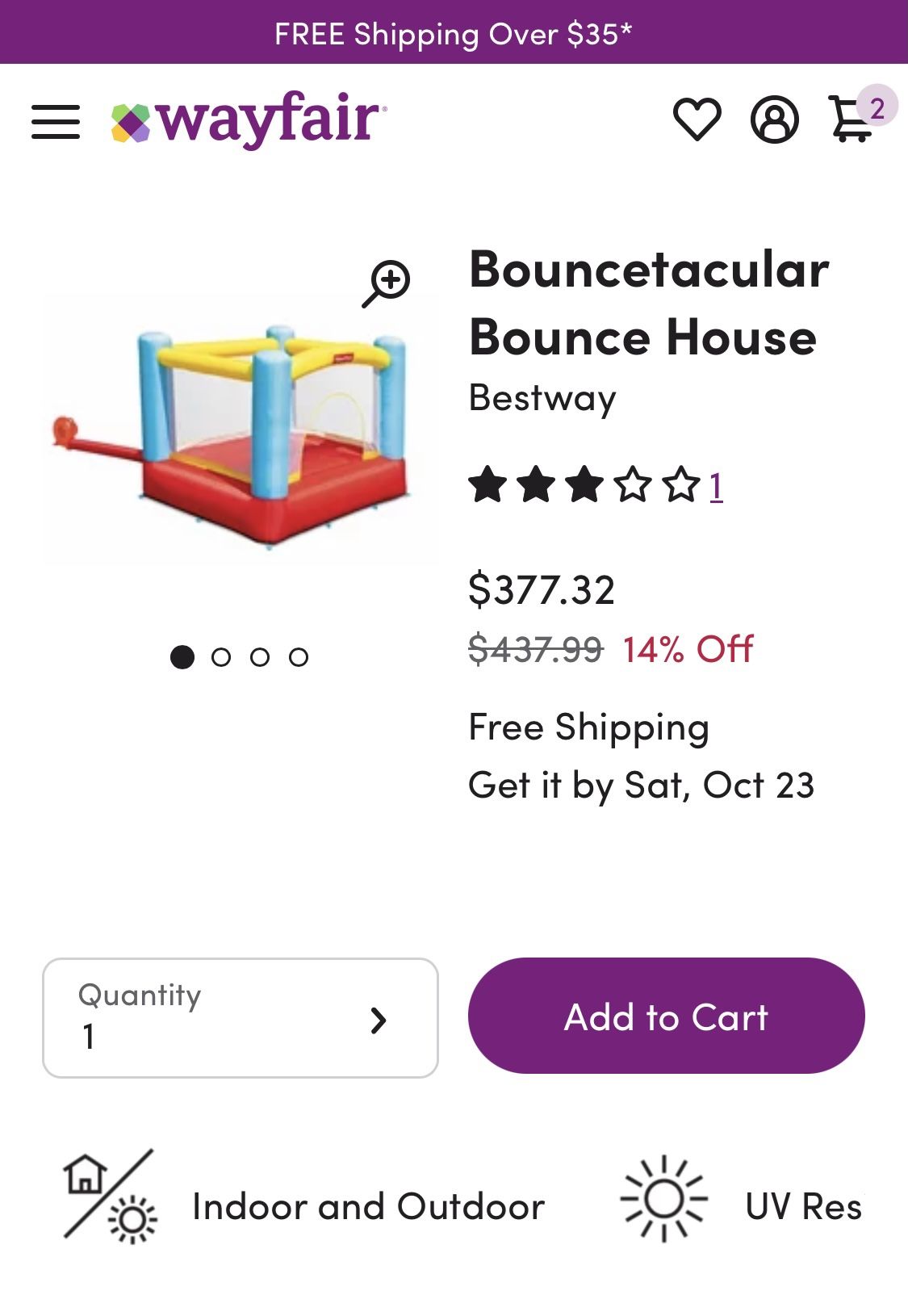 Fisher price Bouncetacular bouncer