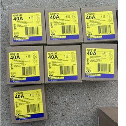 40 Amp Single Pole Square D Brakes 