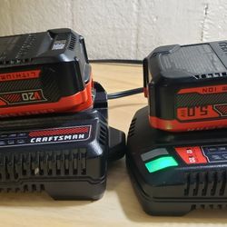 crafstman battery and charger