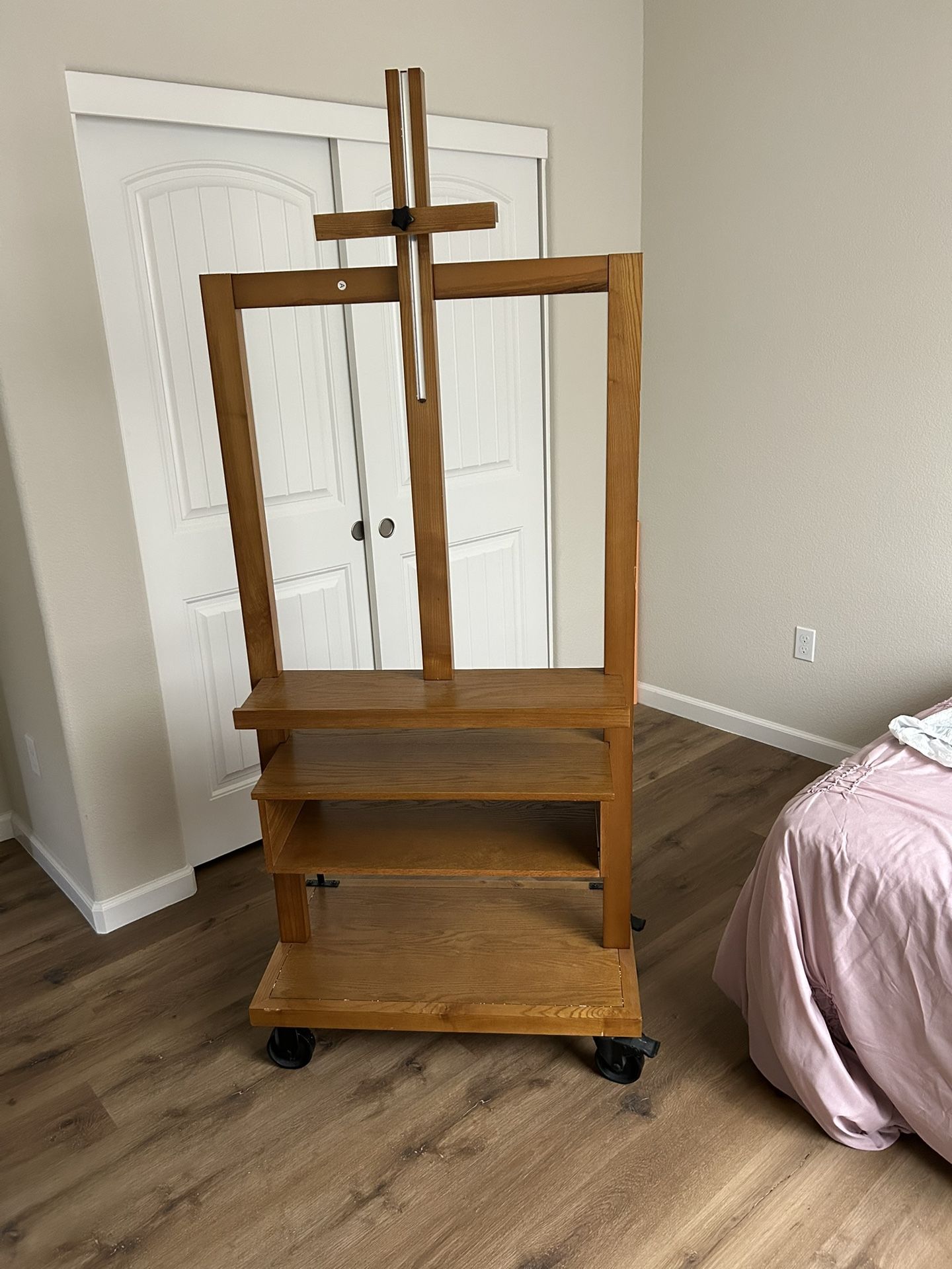 Rolling TV Stand