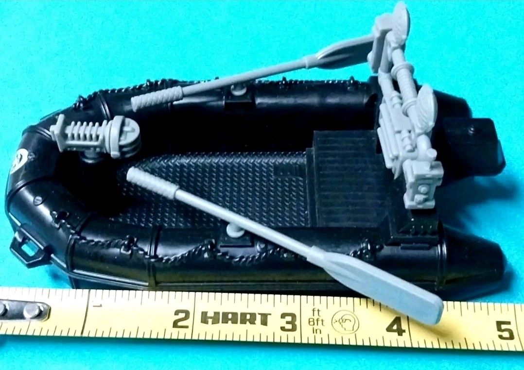 U.S. NAVY Raft Action Figure 3.75 in Vehicle Toy Military Soldier