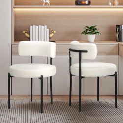 White Modern Dining Chairs 
