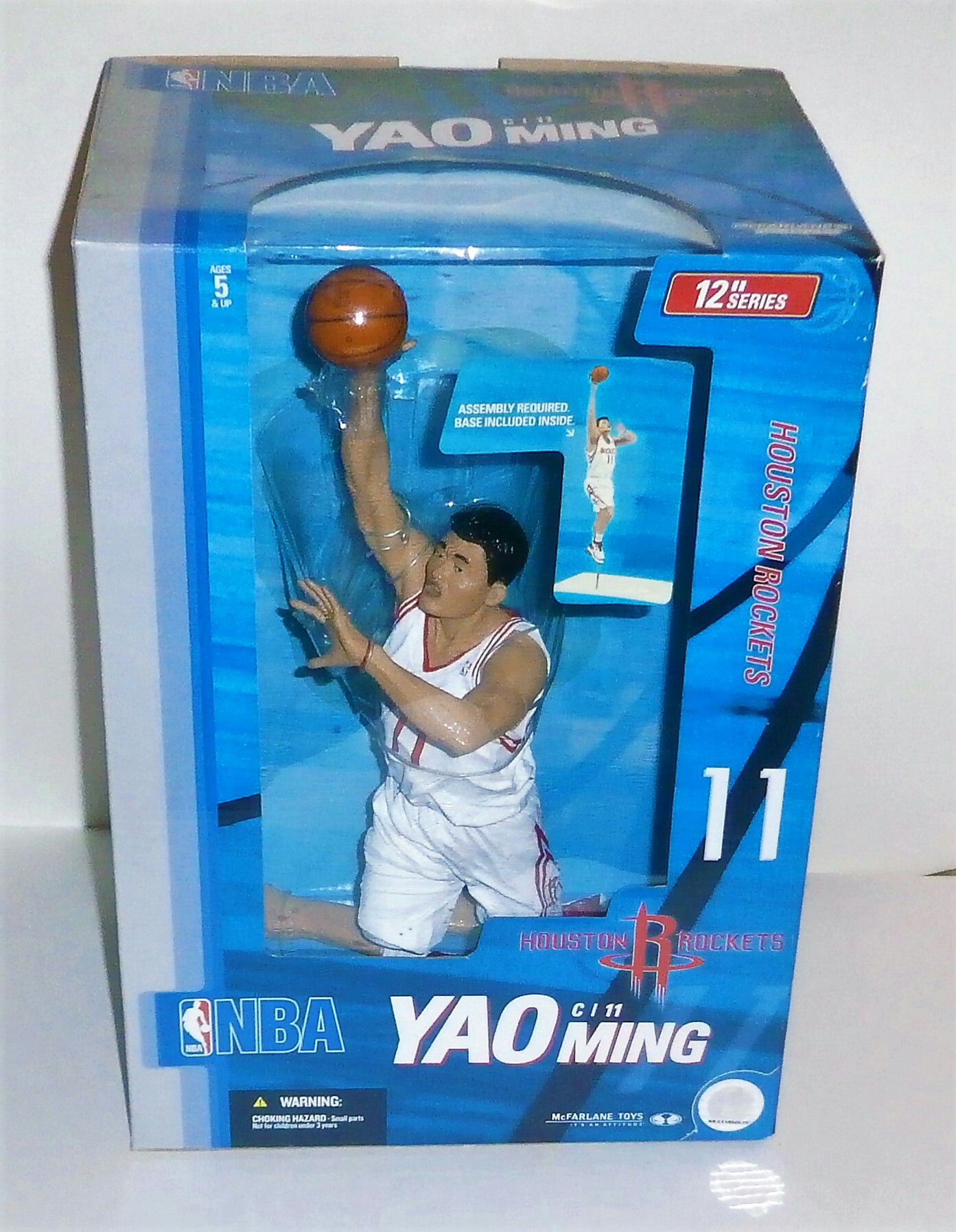 2004 McFarlane Toys 12" NBA Yao Ming Figure In Box