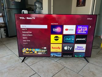 55 Inch 4K Roku TCL Smart TV