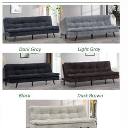 Futon Bed In Several Colors 