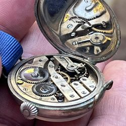 1914 WW1 Patria Omega Trench Military Watch Big Case Great Piece Of History Beautiful And Working!