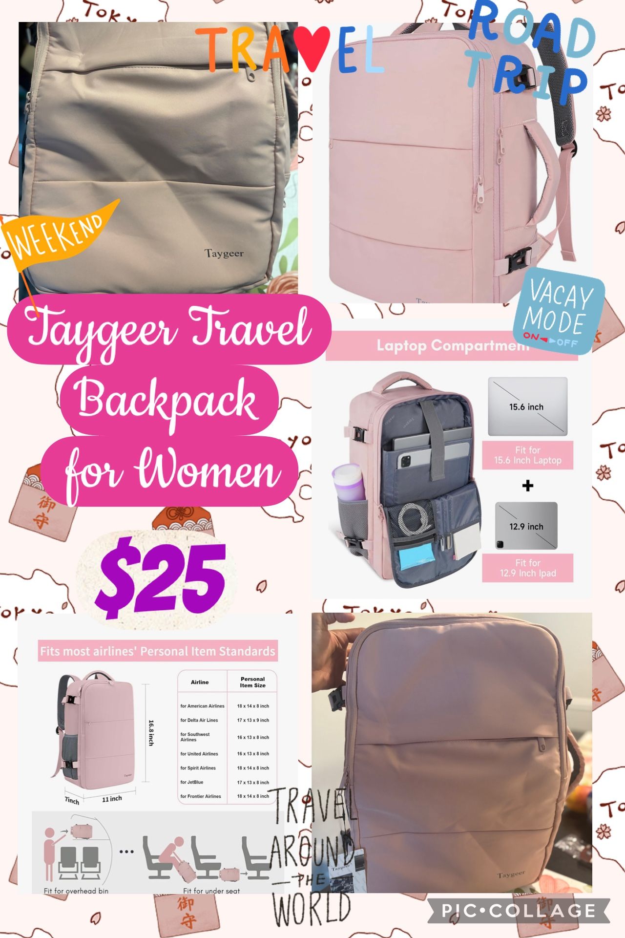Taygger Travel Backpack