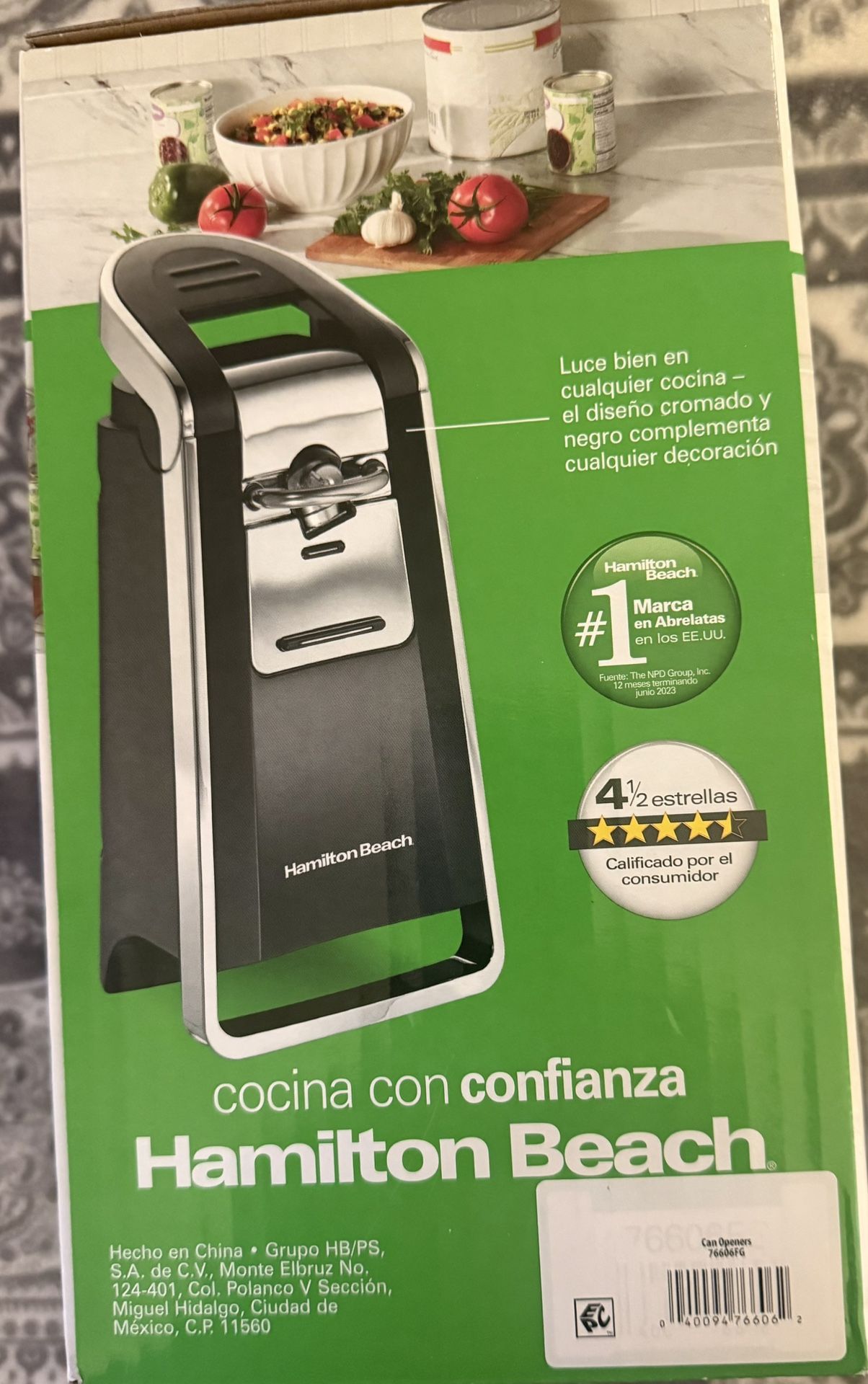 Hamilton Beach Smooth Touch Electric Can Opener New