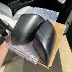 Model 3 Carbon Fiber Mirror Caps