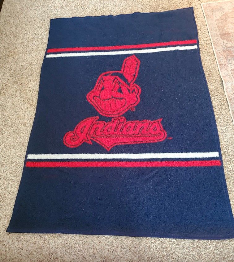 Blanket Cleveland Indians Chief Wahoo