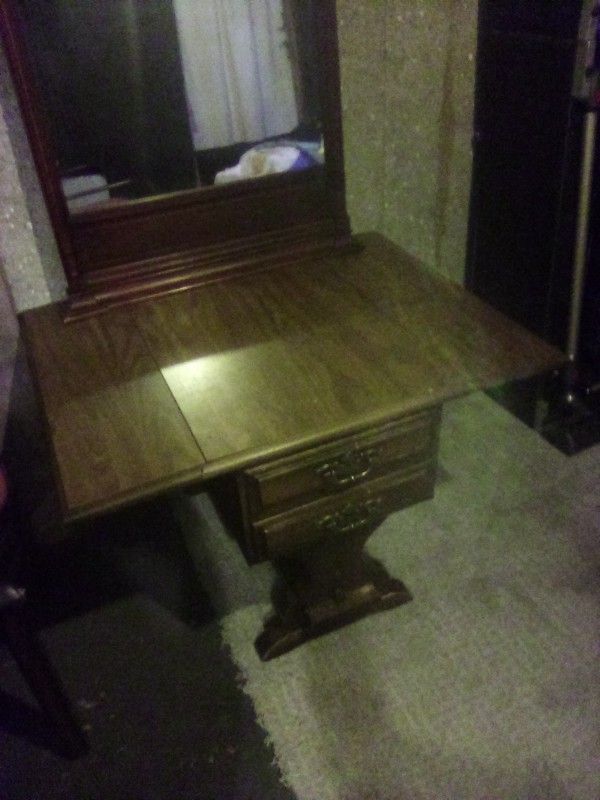 All Antique (Table ,Mirror And Pigeon Storage)
