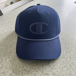 Champion Navy Blue Adjustable Snapback Hat