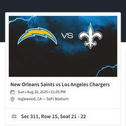 Saints Vs Chargers 
