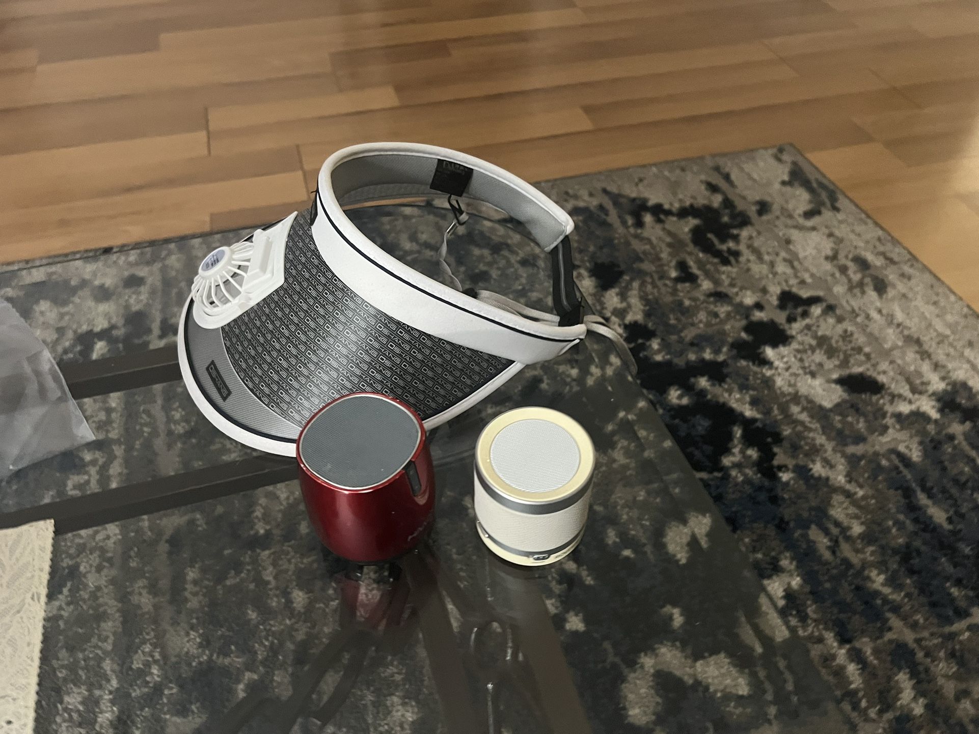 Headset With A Built In Fan. Plus 2 Speakers