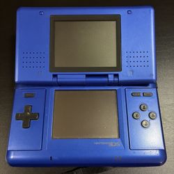 Blue Nintendo DS Handheld System w/ Charger