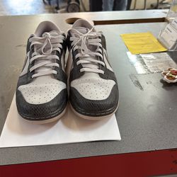 Nike dunks snakeskin size 12M nobox
