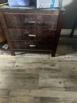 Dark Wood Nightstands