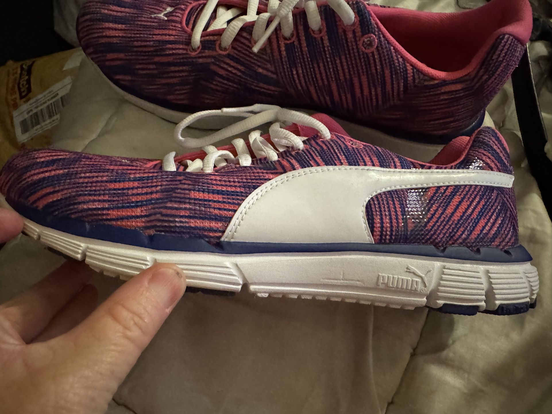 Puma Pink & Blue Women Size 6 New