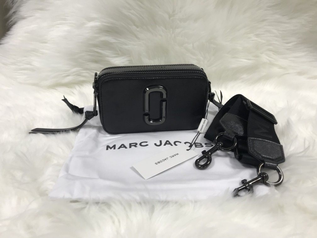 Marc Jacobs Colorblock Snapshot Crossbody bag Black
