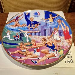 Vtg 1984 Los Angeles Olympic Games Limited Edition Collector’s Porcelain Plate