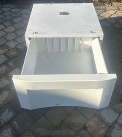 Heavy Duty Washing Machine/Dryer Pedestal with storage