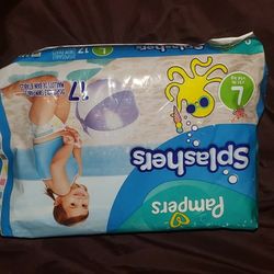 New Bag Of Pampers Splashers Size L