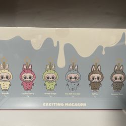100% Authentic Labubu Exciting Macaron Sealed Set