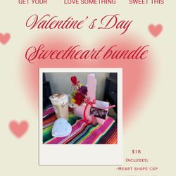 Valentines Coffee & Flowers 