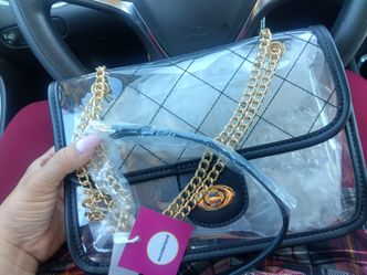 Clear Fashionista purse