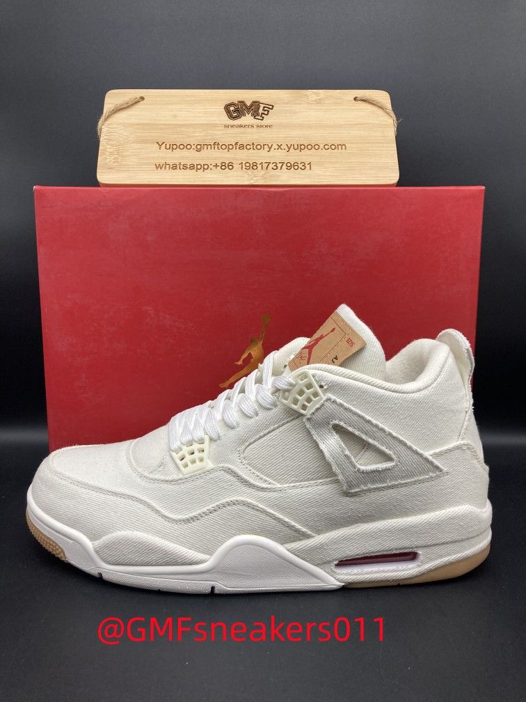 Air Jordan 4 Retro Levis NRG “White Denim”