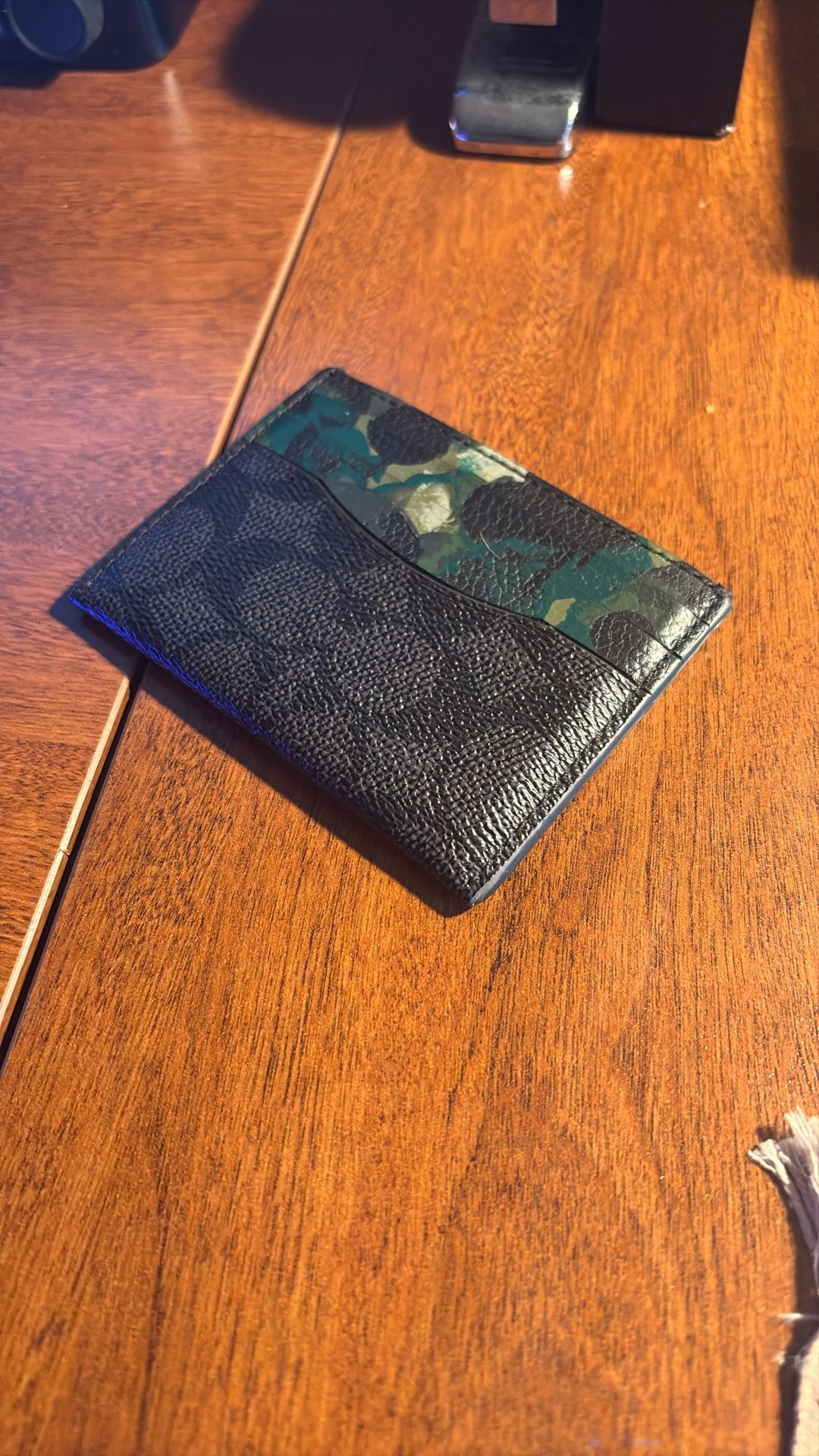 Camo Coach wallet Lansdowne 