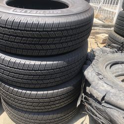 Set Of Four Wheels Brand Michelin Size P245/75R17