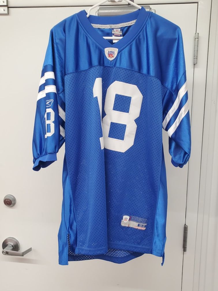 Peyton Manning #18 Authentic Reebok Stitched NFL Men's On Field Size 52 Jersey. Condition is "Used". Shipped with CARE FAST!