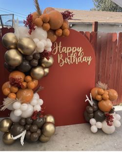 Balloon Backdrop Fall Balloons