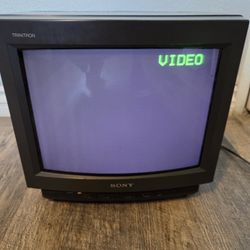 Sony Trinitron 13" KV-13TR24 Vintage TV  for Gaming Color TV (NO REMOTE)