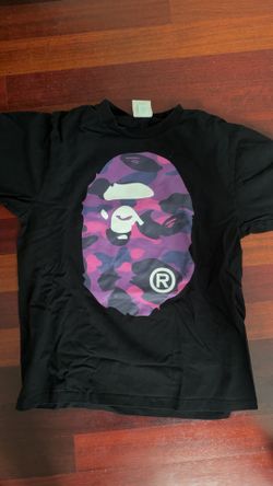 BAPE Purple Camo Tee