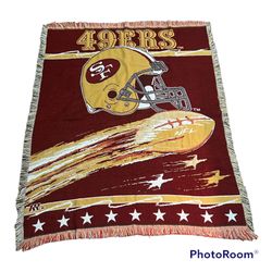 San Francisco 49ers Woven Throw 