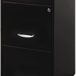 Lockable 3-Drawer Vertical Filing Cabinet for Home