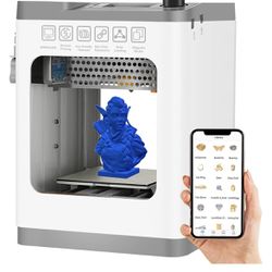 WEEDO Small 3D Printers for Kids, Mini 3D Printer for Beginners, Auto Leveling, Wi-Fi Printing, Fully Assembled, Enclosed FDM 3D Printers for Home Use