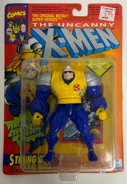 The Uncanny X-MEN Strong Guy MOC Toybiz Charan Multilingual Card 1993 New