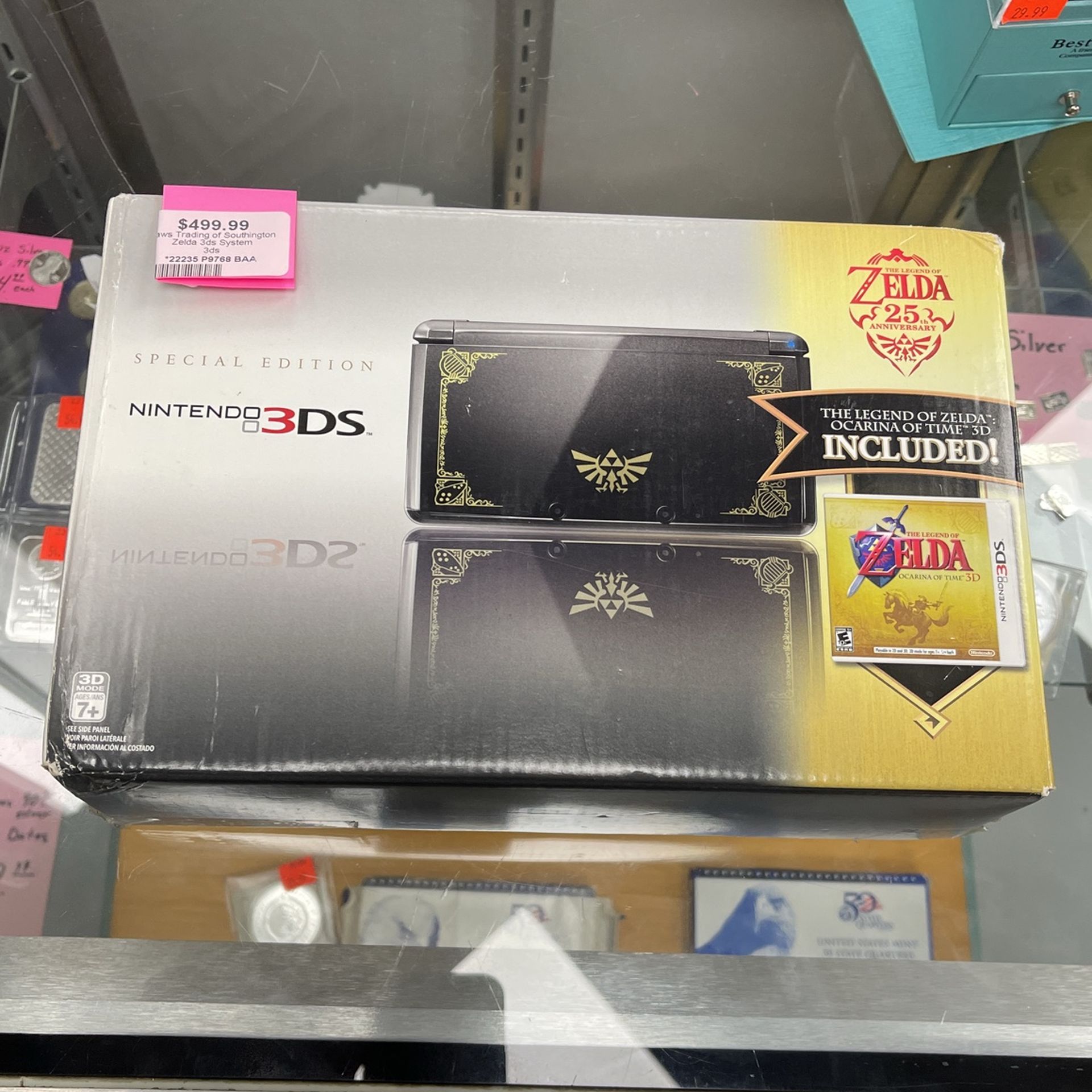 Special Edition Nintendo 3ds Zelda 25th Anniversary Game System