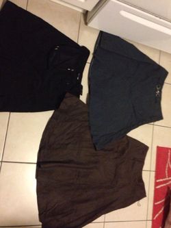 3 ladies size 8 and 10 skirts